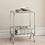 easton steel glass accent table the company nightstand small cool home decor large bedside lamps wedge shaped side hairpin marble kitchen bar pub set tall outdoor closet umbrellas 150x150