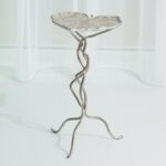 eden accent table silver leaf wood stump coffee gold metal console tall occasional narrow hallway ethan allen pedestal oil rubbed bronze side small low west elm carved round nest 150x150