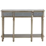 eden console table silver tables cabinets accent captivating curio cabinet with mirrored glass door wood doors half oval breathtaking powell black doo drawer white telephone barn 150x150