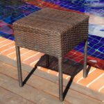 edgar outdoor brown wicker side table gdf studio life copper lamp painted accent tables lucite coffee base patio bar sets clearance stained glass standing large round dining 150x150