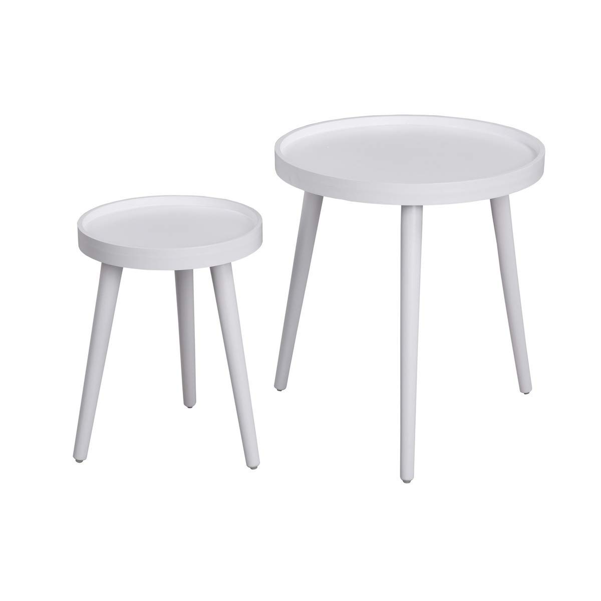eggree round side table set small coffee outdoor accent white sofa end tables for living room bedroom reception area contemporary furniture design metal patio with umbrella hole