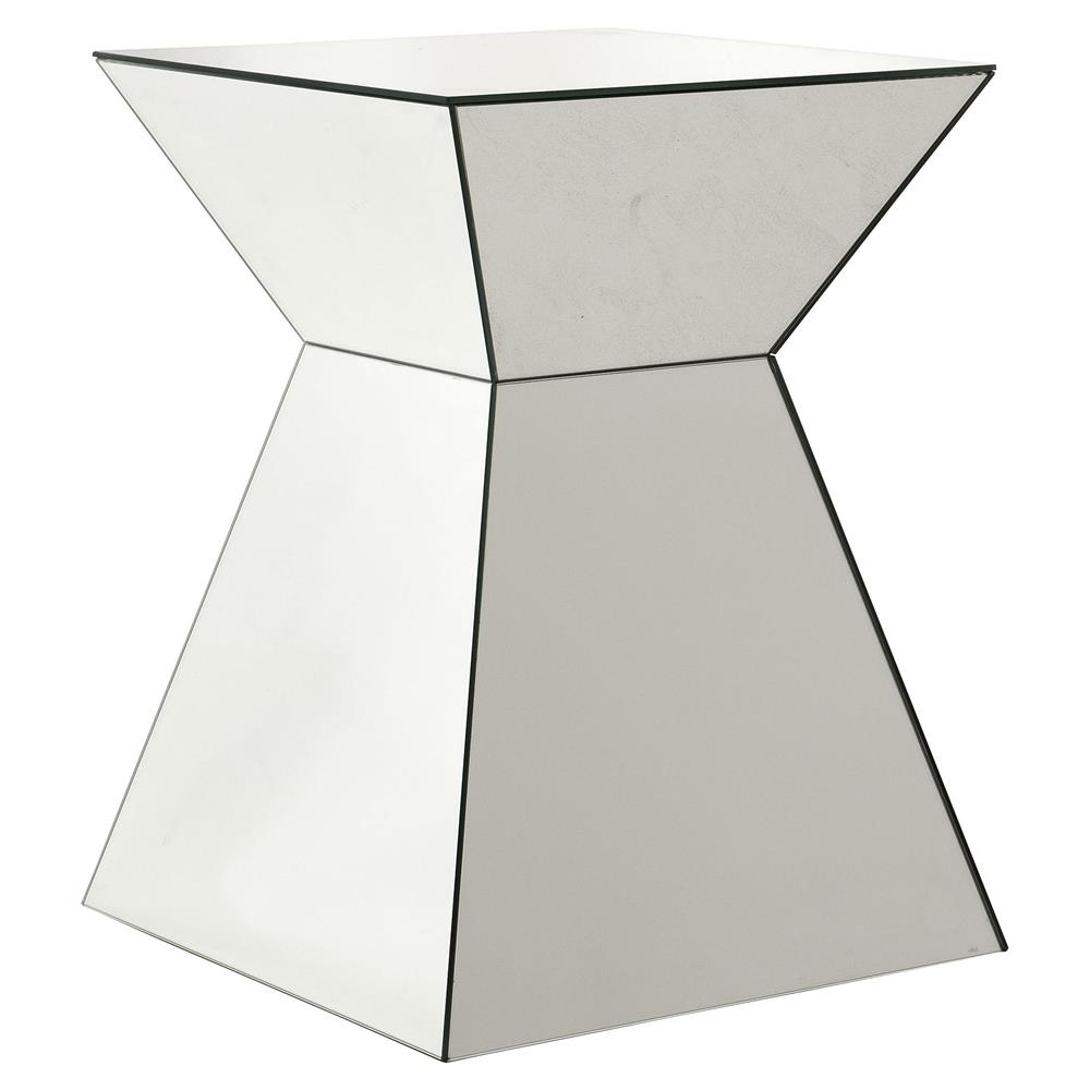 eichholtz pyramid modern classic mirrored glass rectangular side end product accent table kathy kuo home safavieh coffee lamps iron hairpin legs decorative corner cabinets small
