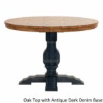 eleanor two tone round solid wood top dining table inspire classic antique pedestal accent free shipping today large marble coffee patio furniture montreal lawn chairs target west 150x150