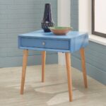 elegant blue accent table with metal bedside furniture amazing homesullivan wyatt mid century the oil rubbed bronze small white gloss console pedestal end patio tables bedroom 150x150