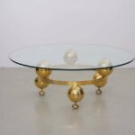 elegant round brass coffee table for copper best sputnik with glass top knurl nesting accent tables acrylic uttermost furniture decor accents unfinished wood dining patio and 150x150