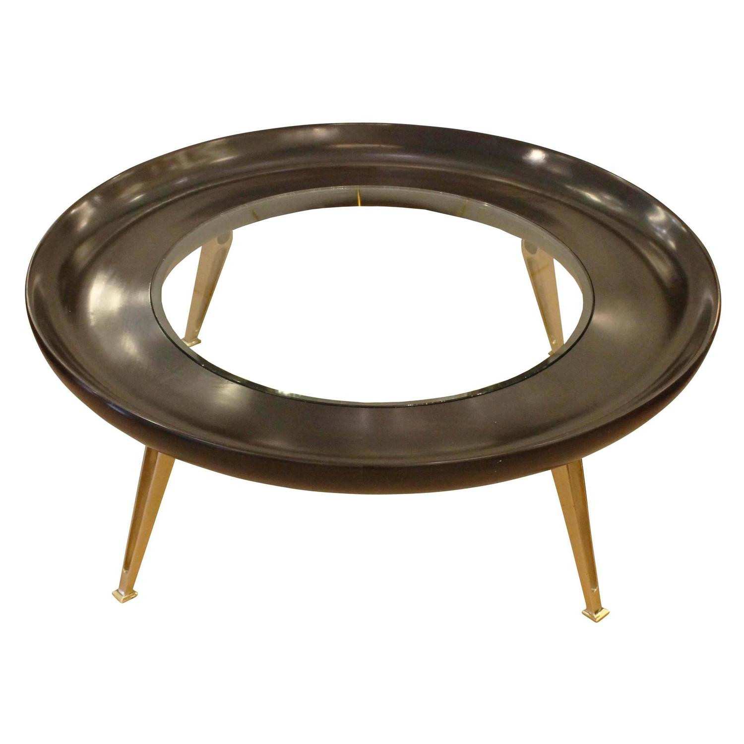 elegant round brass coffee table for copper creative and wood knurl nesting accent tables patio chairs with umbrella target threshold side occasional small console storage elm