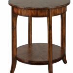 elegant rustic round wood accent table swanky home black metal outdoor side ultra slim console wicker furniture covers gold drum inch square end upcycled light blue coffee cooler 150x150