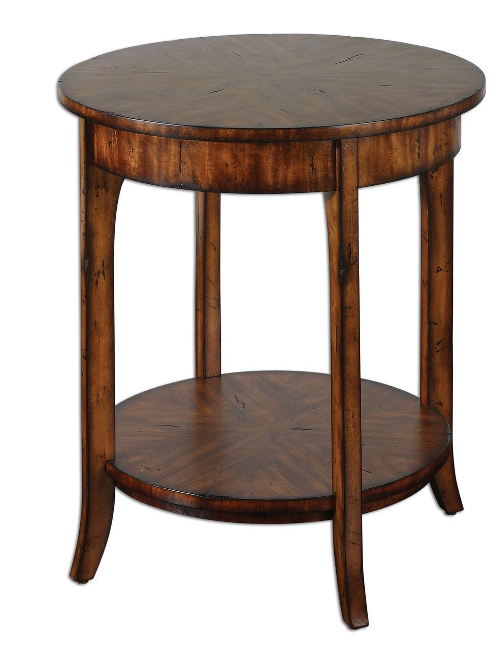 elegant rustic round wood accent table swanky home inch high teal tablecloth coffee and sofa set carpet transition piece distressed end tables stand legs magnussen threshold seal