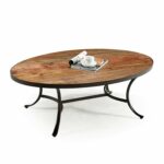 emerald home berkeley rustic wood coffee table with oval reclaimed accent tables top and metal base kitchen dining pine bedside cabinets ikea nightstand garden furniture modern 150x150