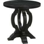 enchanting round black metal accent table outdoor small antique pedestal white dining half patio and distressed end garden classic full size bath beyond futon room ikea file box 150x150