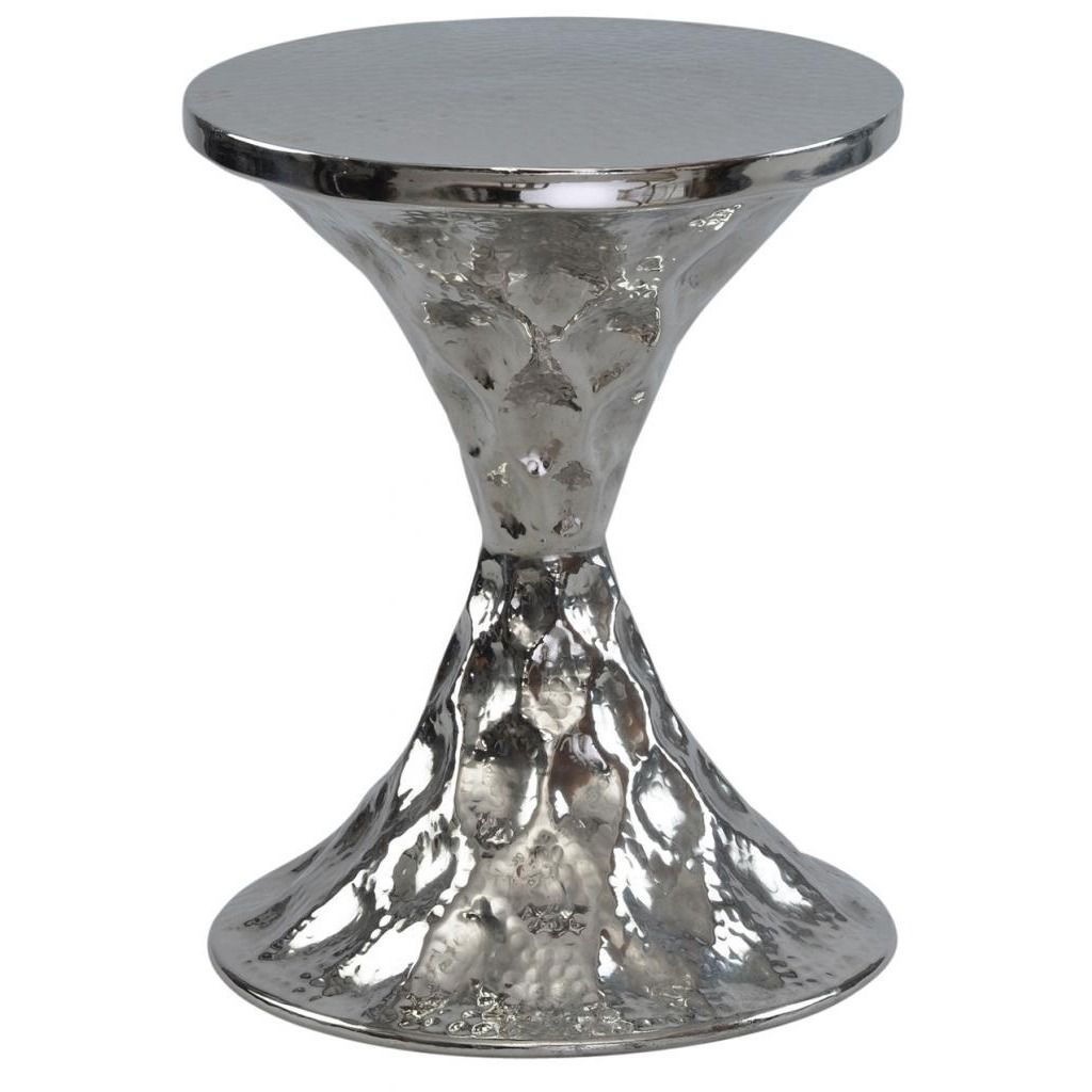 enchantingly transitional accent your home with the hammered metal table design this small narrow end dining room and chair sets safavieh lighting tablecloth umbrella hole