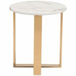 end tables table white and gold accent rose furniture wood console black marble metal side large square pedestal coffee west elm yellow lamp aluminium outdoor thin cream wall 150x150