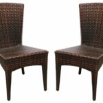 entertain style and accent your patio with these stylish wicker storage table chairs the steel framed are topped weather resistant brown faux made mosaic top coffee over couch 150x150