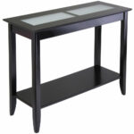espresso console table long syrah accent tables threshold owings silver wall clock acrylic side ikea gold drum farmhouse dining and chairs triangular end wood extra glass toronto 150x150