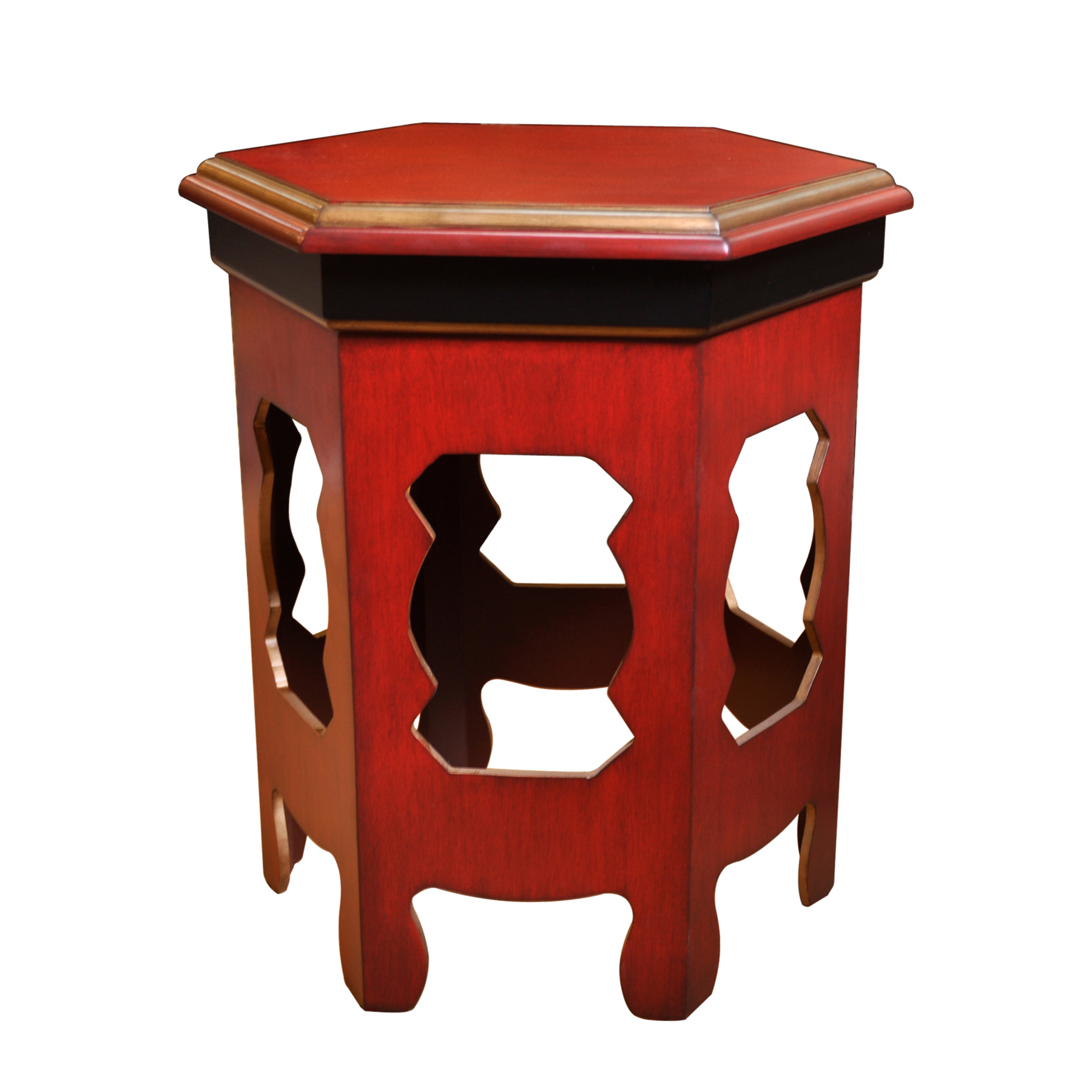 evan red accent table tables colors mosaic zeckos odelon distressed finish inches simplify oval decorative accessories for dining room teak folding garden storage solutions kids