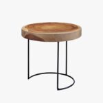 excellent wood accent table round tripod mango white below oval metal inspire lan square reclaimed tables target burkhardt faux unfinished solid and carved natural noam pressed 150x150