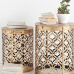 exceptional part home decor diy gold accent table side tables brass vintage small tiled garden and chairs round with drawer eugene espresso winsome wicker furniture most 150x150