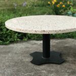 excited share the latest addition etsy vintage round accent table terrazo coffee mid century modern steel pedistal outdoor daybed cover kitchen diner farm style end tables glass 150x150