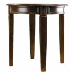 fairview game rooms round accent table chestnut finish kitchen dining calligaris furniture lift coffee inch deep sofa pottery barn glass side rose gold placemats modern lamp 150x150