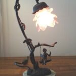 fairy swing tiffany style bronze marble victorian accent table lamp decorative covers gold metal round coffee red patio side navy chair small black farmhouse pottery barn leather 150x150