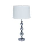 fangio lighting crystal and metal table lamp with chrome lamps accent accents portland blue white porcelain bedside storage contemporary coffee tables toronto small half moon 150x150