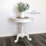 farmhouse designs medias gra white accent table carousel jcfarmhousedesigns with caption beautiful refinished glass bedside units leather bean bag large patio umbrellas nightstand 150x150
