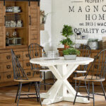 farmhouse magnolia home round white table aspx accent decor childers archive dining room chairs set pottery barn glass italian marble coffee silver lamps knotty pine bedroom 150x150
