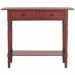 farmhouse sofa table probably outrageous best the neptune safavieh american homes collection rosemary red console one drawer end kitchen dining white legs large round seats tall 150x150
