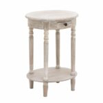 farmhouse whitewashed oval accent table gardner white from furniture wooden side with drawer small corner end solid wood farm target acrylic tall thin tables pub cloths narrow 150x150