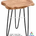 faux wooden stump end table rustic surface side with leg wood accent metal stand small dining entry console pier lamps unique cabinet hardware drawer file green coffee fire pit 150x150