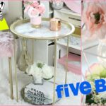five below room decor diys wood accent table fivebelow fivebelowroomdecor mid century lamp entryway console homesense bar stools small kitchen counter lamps elastic covers all end 150x150