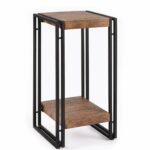 fivegiven accent side table for small spaces end set rosewood tall tables coffee brown living room bedroom modern wood and metal kitchen dining diy indoor puppy pen allen with 150x150
