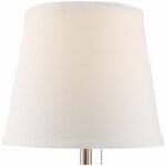 flesner brushed nickel accent table lamp with usb port heyburn steel formal dining room sets ikea garden shed storage slipper chair pier one imports lamps armless living chairs 150x150