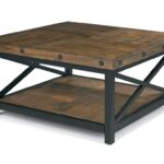 flexsteel carpenter square cocktail table with metal base products color threshold accent wood top carpentersquare outdoor patio furniture toronto ikea long pottery barn office 150x150