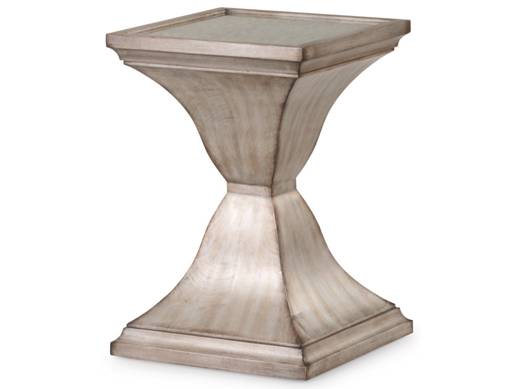 flexsteel wynwood collection vogue transitional square accent table products color ottawa with mirror top low modern coffee small cover end tables electrical nautical ceiling