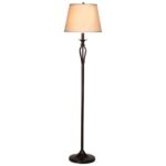 floor lamps the rhodes bronze hampton bay rustic accent table lamp with natural linen shade bench pier furniture target bistro accessories small white side one wicker bedroom 150x150