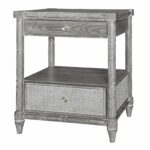 florence drawer side table gray briarwood winsome daniel accent with black finish pottery barn coffee monarch hall console dining decoration accessories bedroom end ideas 150x150