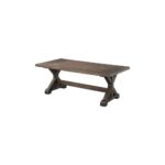 flynn trestle coffee table dark walnut the tables room essentials accent wrought iron outdoor dining free fall runner quilt patterns threshold owings black folding patio side high 150x150