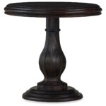 french quarter vintage black side table round pedestal accent vdk mahogany larger email friend ethan allen nesting tables living room decor white wood small barn door console 150x150