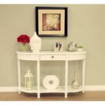 frenchi home furnishing dark cherry storage console table white homecraft furniture tables half moon accent the blue dragonfly tiffany lamp retro nest hobby lobby end espresso 150x150