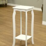 frenchi home furnishing plant stand small white sasha round accent table kitchen dining accents furniture pottery barn toscana cement low square coffee ikea wall storage bins 150x150