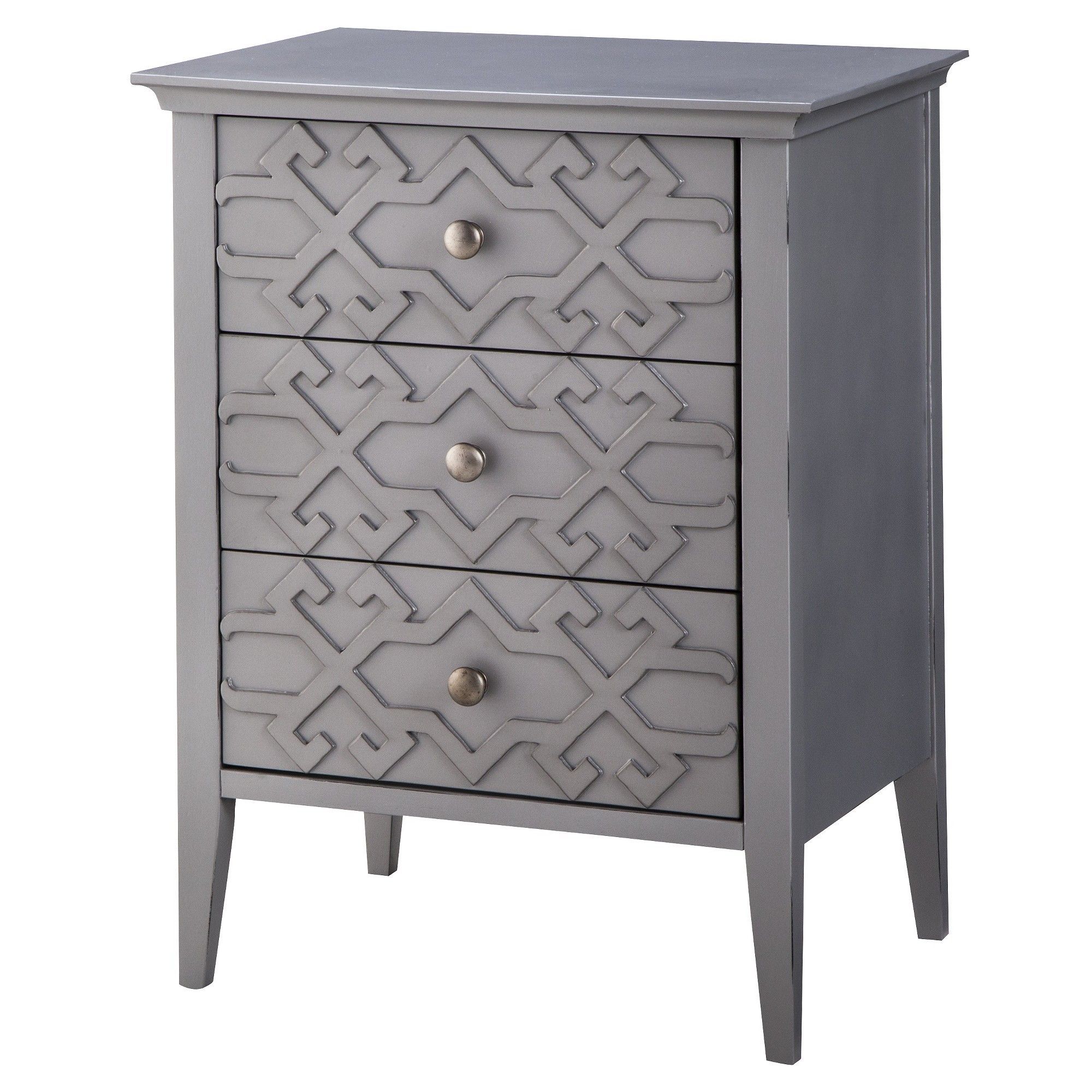 fretwork accent table threshold gray products foremost target prefinished solid hardwood flooring drum round gold glass coffee cottage long narrow end wesley allen beds small