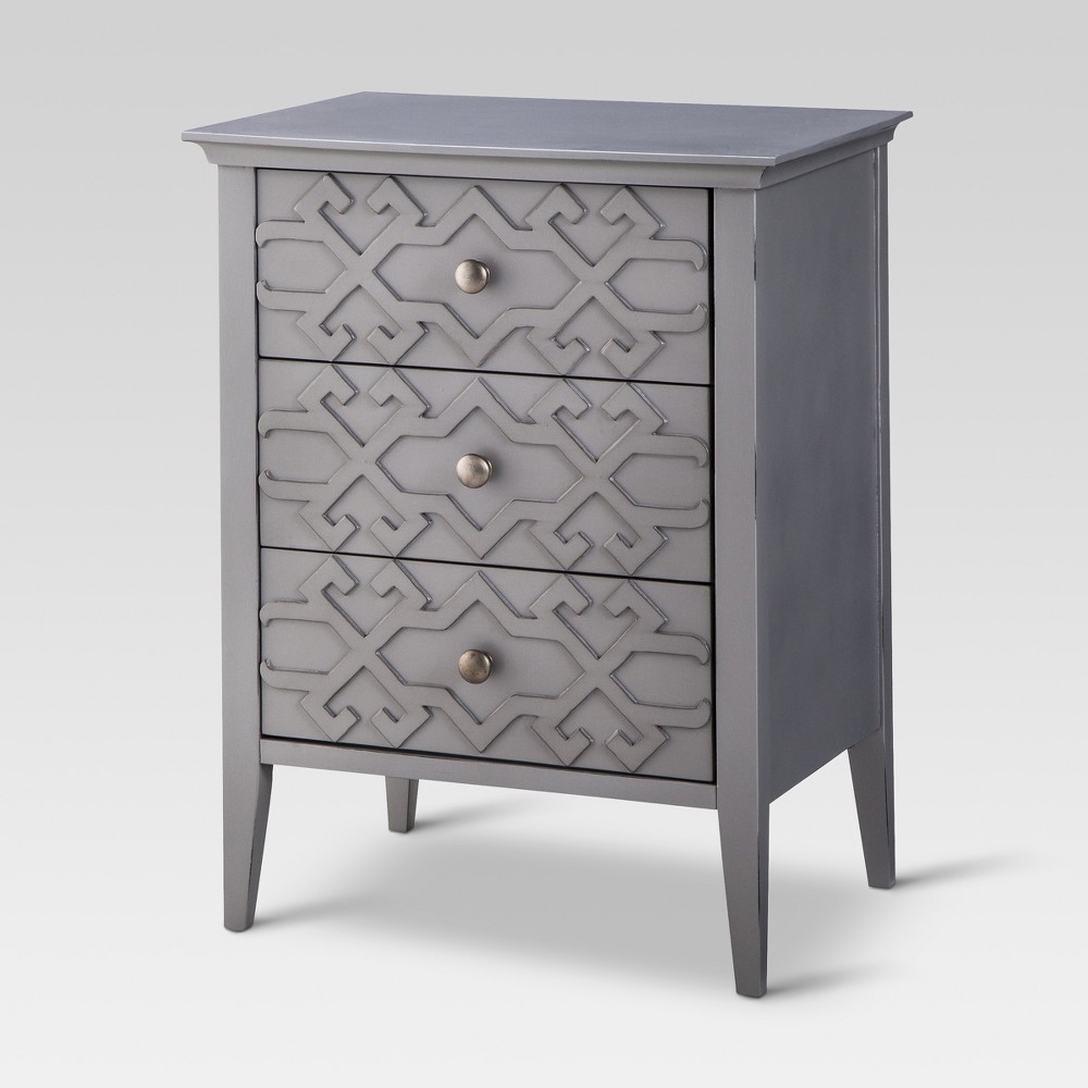 fretwork accent table threshold gray products target with drawer small round metal patio black mirror coffee pub sets outdoor dining furniture covers marble door pottery barn beds