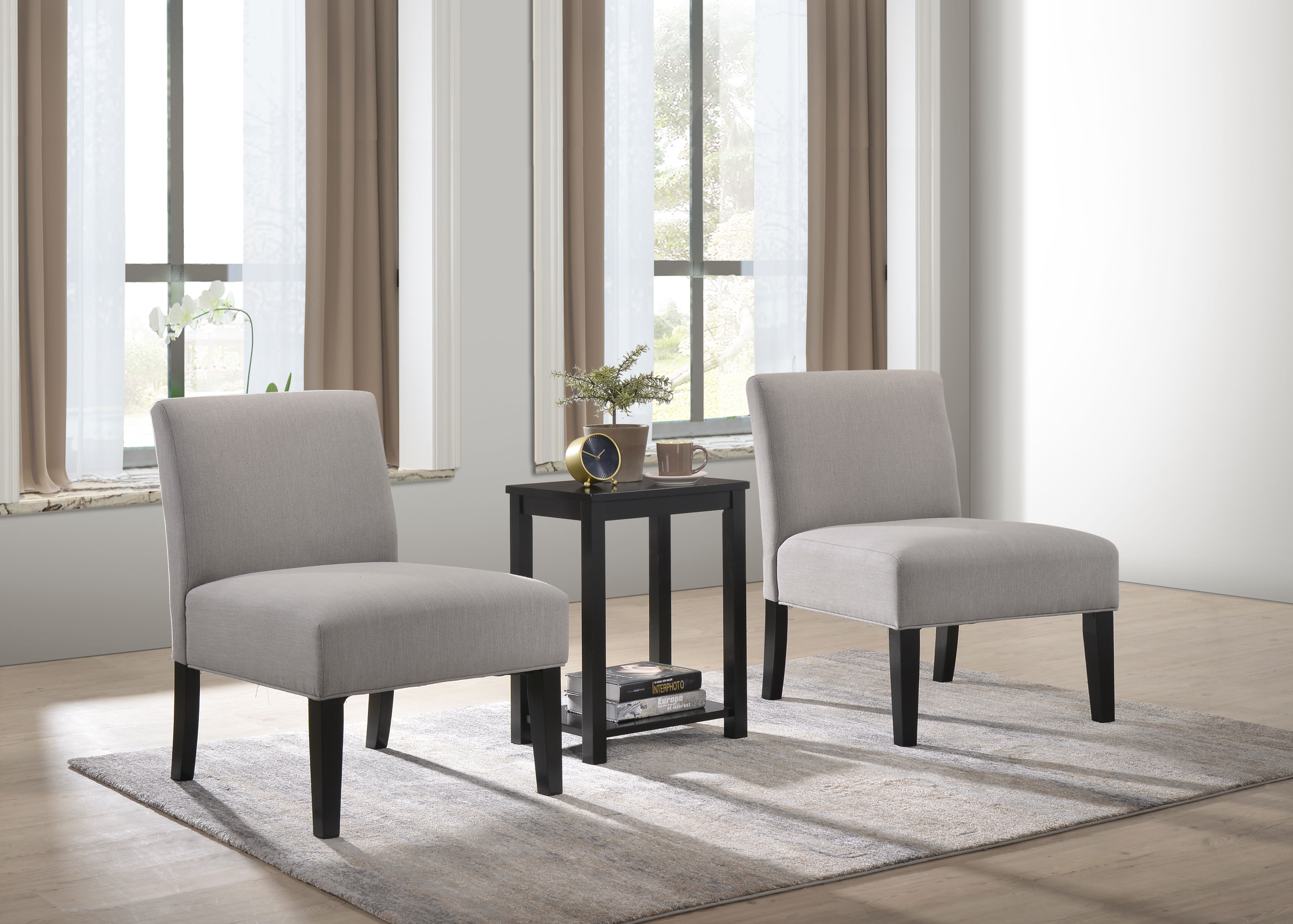 from our elite collection this set two accent chairs table between espresso round patio furniture covers blue end wood corner with tray ikea and chrome nautical lights big lots