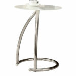 frosted glass top accent table bizchair monarch specialties msp main our curved chrome with tempered living room furniture end tables small white corner desk round metal side low 150x150