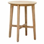furnilac round accent table with cross leg support toys games drawer cabinet cantilever umbrella base tall narrow entryway ikea fabric storage placemats and napkins garden drum 150x150
