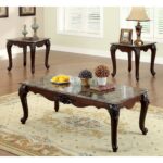 furniture america callington traditional piece faux marble top accent table set free shipping today teak patio large end bbq grill thin living room inexpensive sets wood coffee 150x150