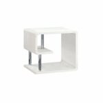 furniture america dixie modern end table white winsome ava accent with drawer black finish kitchen dining garden coffee sheesham wood side ikea shelf small marble glass top 150x150