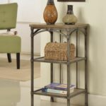 furniture america tellman industrial tier display shelf brown metal virgil accent table stackable end tables living room coffee set mirror side cabinet with chairs sliding door 150x150