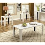 furniture america ziyon tone piece accent table set color white rustic oak dining sofa design for small space folding nesting tables large round wall clock whole tablecloths 150x150